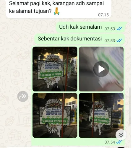 Pengiriman Papan Bunga Selamat Dlangu Butuh