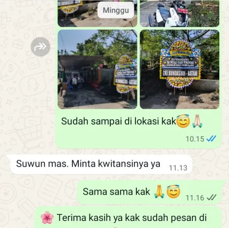 Pengiriman Papan Bunga Duka Dlangu Butuh