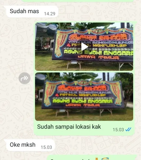 Pengiriman Papan Bunga Dlangu Butuh